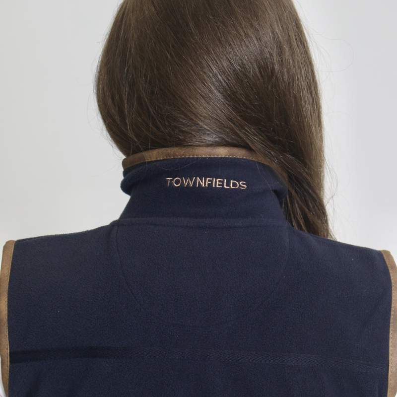 Townfields Wardington Ladies Fleece Gilet in  Navy -2