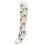 Townfields Welly Socks Cow Print in Milk White