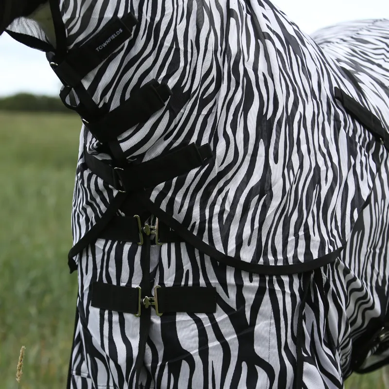 Townfields Zebra Print Fly Mesh Rug-2