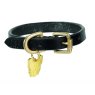 Shires Digby & Fox Flat Leather Dog Collar