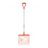 Red Gorilla D Handle Riddler Shavings Fork Red