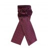 Equetech Equetech Self Tying Pin Spot Stock Maroon/White