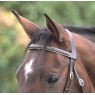 Stitched browband detail