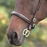 Stitched noseband detail