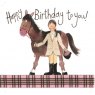 Alex Clark Girl & Pony Birthday Card