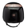 Charles Owen Charles Owen Halo Riding Hat Black Gloss /Rose Gold