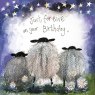 Alex Clarke Starlight Sheep Birthday Card