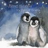 Alex Clark Penguin Couple Christmas Card