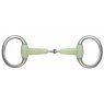 EquiKind Jointed Eggbutt Flat Ring Bit