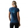 Ariat Riding Apparel Ariat Ladies Logo Script Tee Petroleum