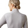 Ariat Riding Apparel Ariat Ladies Sunstopper 1/4 Zip Baselayer Silver Sconce