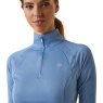 Ariat Riding Apparel Ariat Ladies Sunstopper 1/4 Zip Baselayer Ashleigh Blue