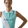 Ariat Riding Apparel Ariat Ladies Taryn Sleeveless Polo Pool Blue