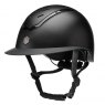 Charles Owen Kylo Riding Hat Wide Peak Black Matt/Black Gloss