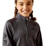 Ariat Riding Apparel Ariat Junior Tek Team 1/2 Zip Ebony