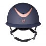 Karben Karben Elisa Ellipse Riding Hat Navy/Rose Gold