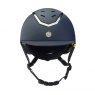 Charles Owen Kylo Riding Hat Navy Matt/Pewter with MIPS