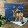 Alex Clark Highland Cow in the Snow Christmas Card