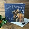 Alex Clark Highland Cow in the Snow Christmas Card