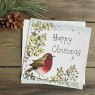 Alex Clark Robin and Holly Christmas Card