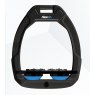 Flex On Safe-On Inclined Ultra Grip Safety Stirrups Black/Black/Light Blue