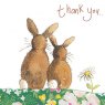 Alex Clark Thank You Rabbit Card