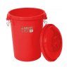 Red Gorilla Bin With Lid Red  