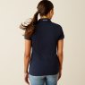 Ariat Riding Apparel Ariat Womens Prix 3.0 Short Sleeve Polo Navy Eclipse