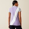 Ariat Riding Apparel Ariat Womens Taryn Short Sleeve Polo Chalk Violet/Orchid Bloom
