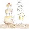 Alex Clark Mr & Mrs Greeting Card