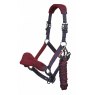 LeMieux Vogue Headcollar and Leadrope Burgundy/Navy