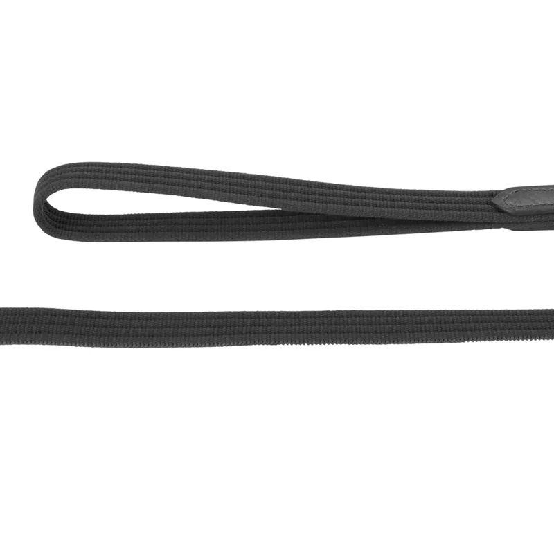 Velociti Gara Cotton Web Draw/Running Reins 288cm x 7/8 in Black-3