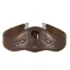 Velociti Lusso Anatomical Girth with Elastic in Havana Brown