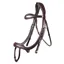 Velociti LUSSO Ergonomic Curved Flash Bridle in Havana Brown