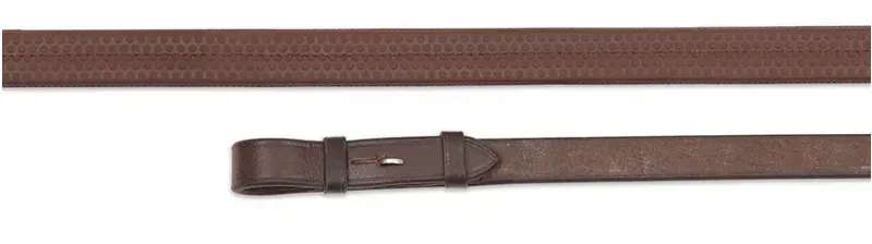 Velociti Rapida Pro SureGrip Reins in Havana Brown