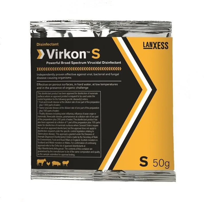 Virkon S Disinfectant 50g Sachet