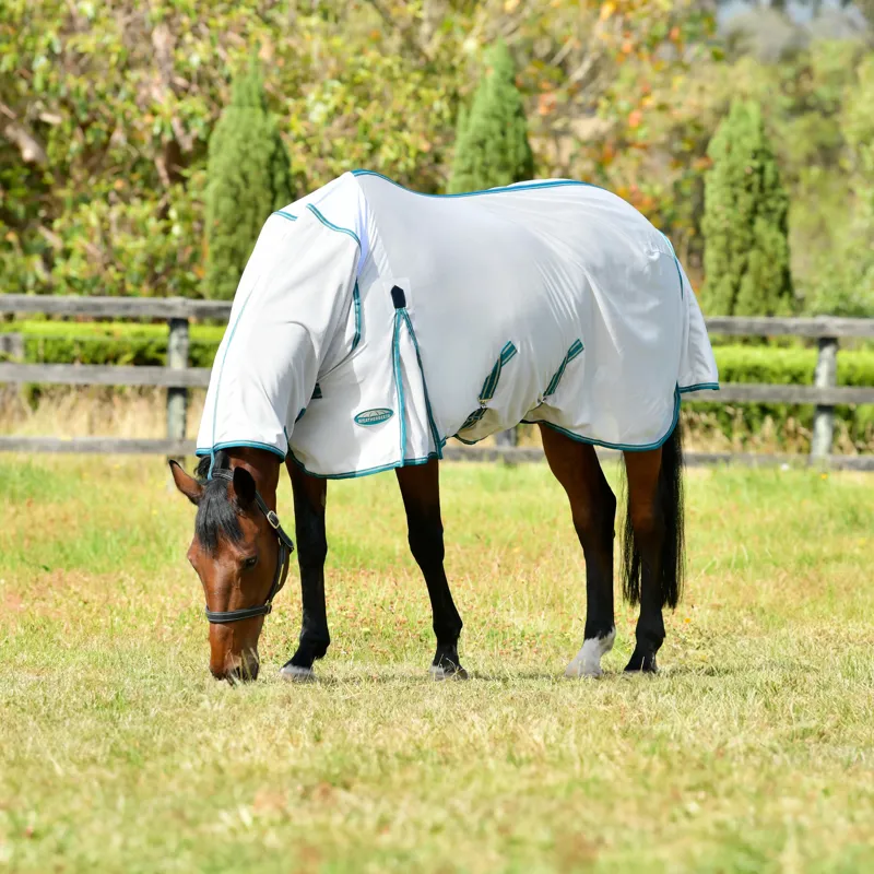 Weatherbeeta Comfitec Zephyr Plus Mesh Combo Neck Fly Rug in Silver