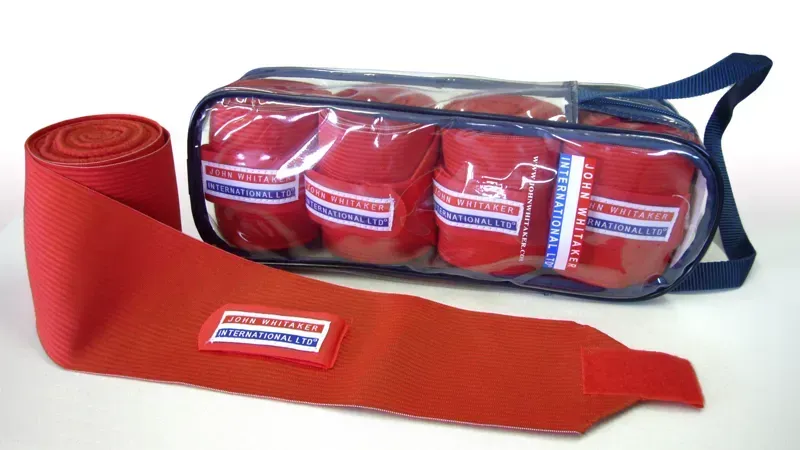 Whitaker TB4 Training Bandages 3 m x 4 Pack in Red