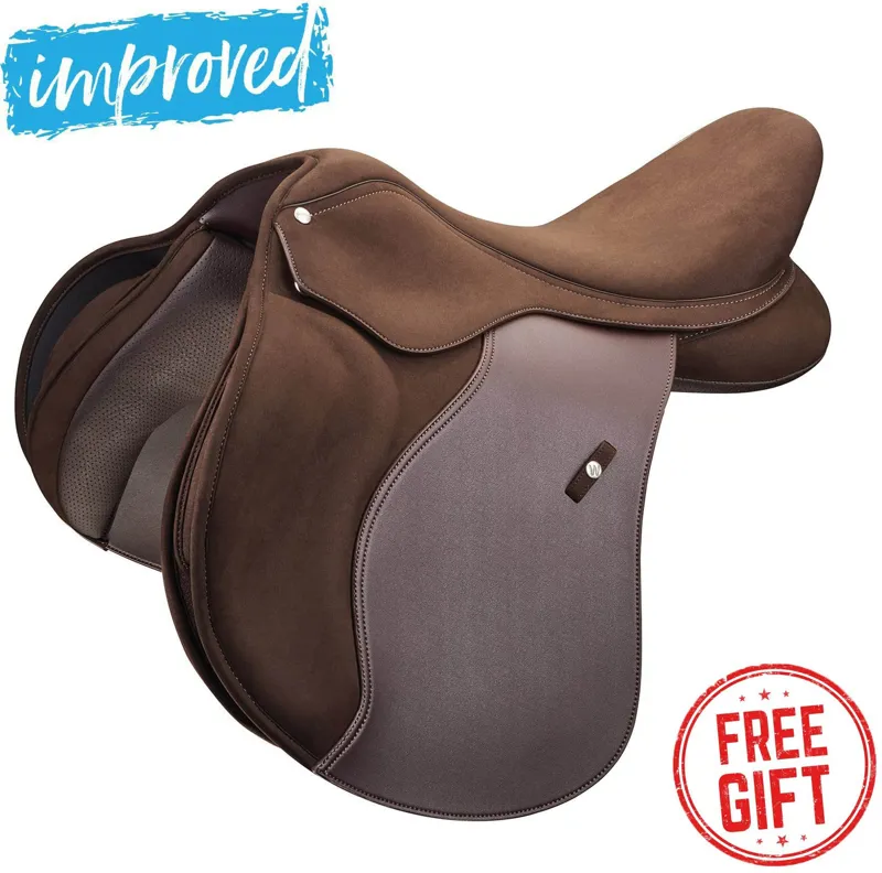 Wintec 2000 Square Cantel All Purpose Saddle with Hart in Brown