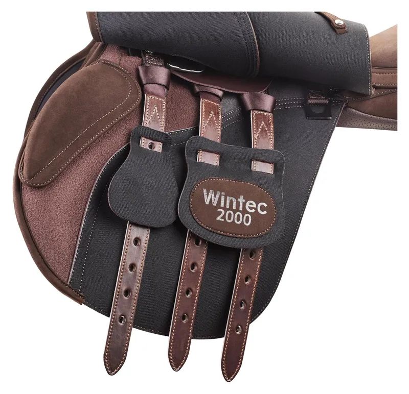 Wintec 2000 Square Cantel All Purpose Saddle with Hart in Brown-1