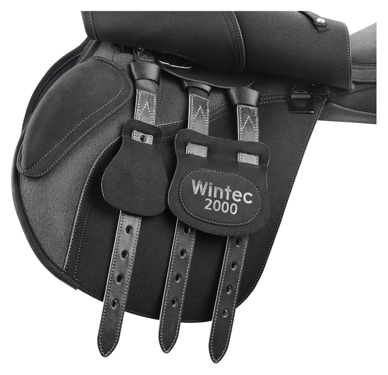 Wintec 2000 Wide All Purpose Saddle with Hart in Black-2