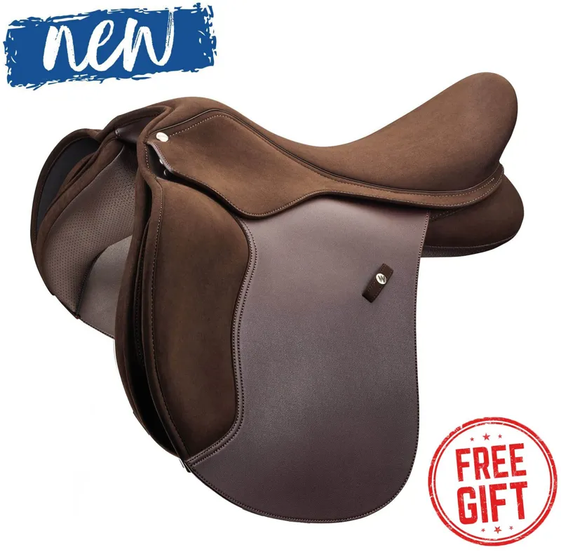 Wintec 2000 Wide All Purpose Saddle with Hart in Brown-1