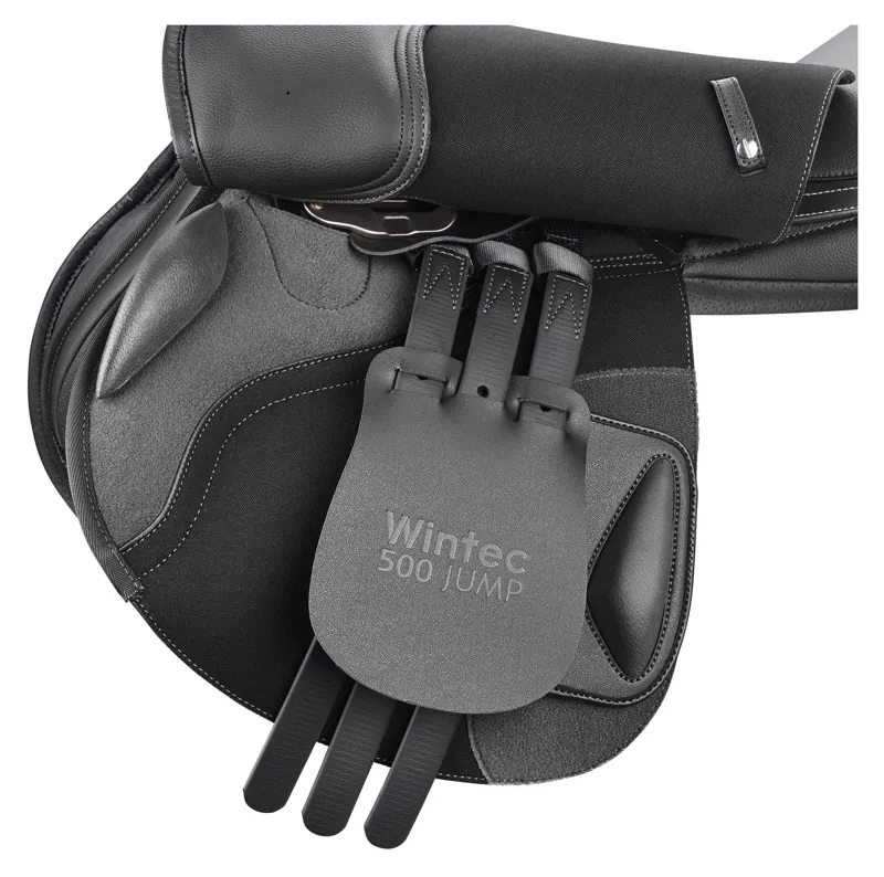 Wintec 500 Jump Saddle with Hart in Black-2