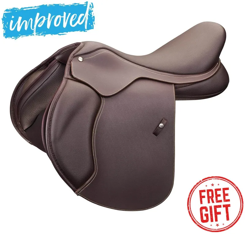 Wintec 500 Jump Saddle with Hart in Brown-1