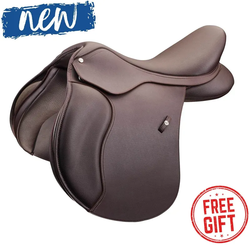 Wintec 500 Square Cantel All Purpose Saddle with Hart in Brown