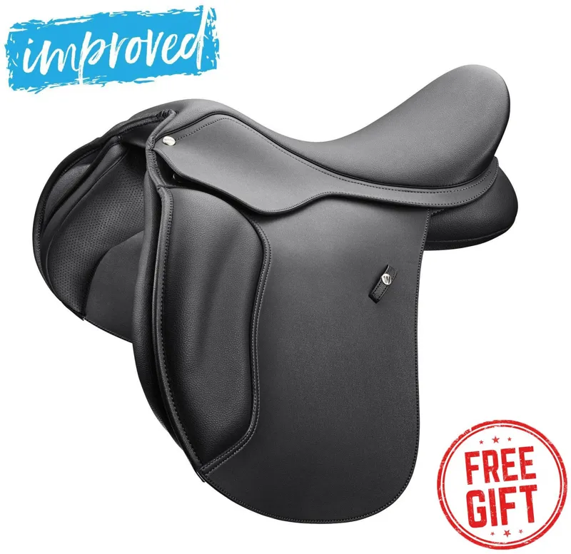 Wintec 500 Wide All Purpose Saddle with HART in Black-1