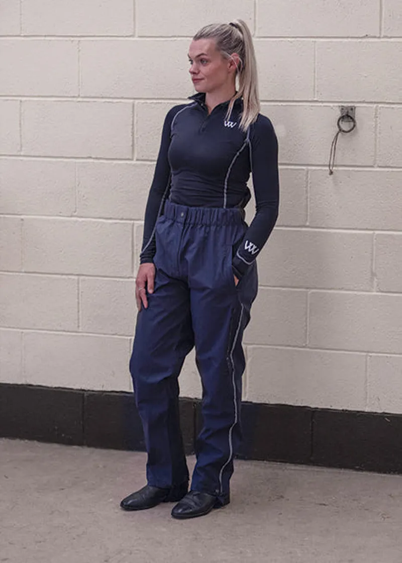 Woof Wear All Season Waterproof Riding Trousers in Navy