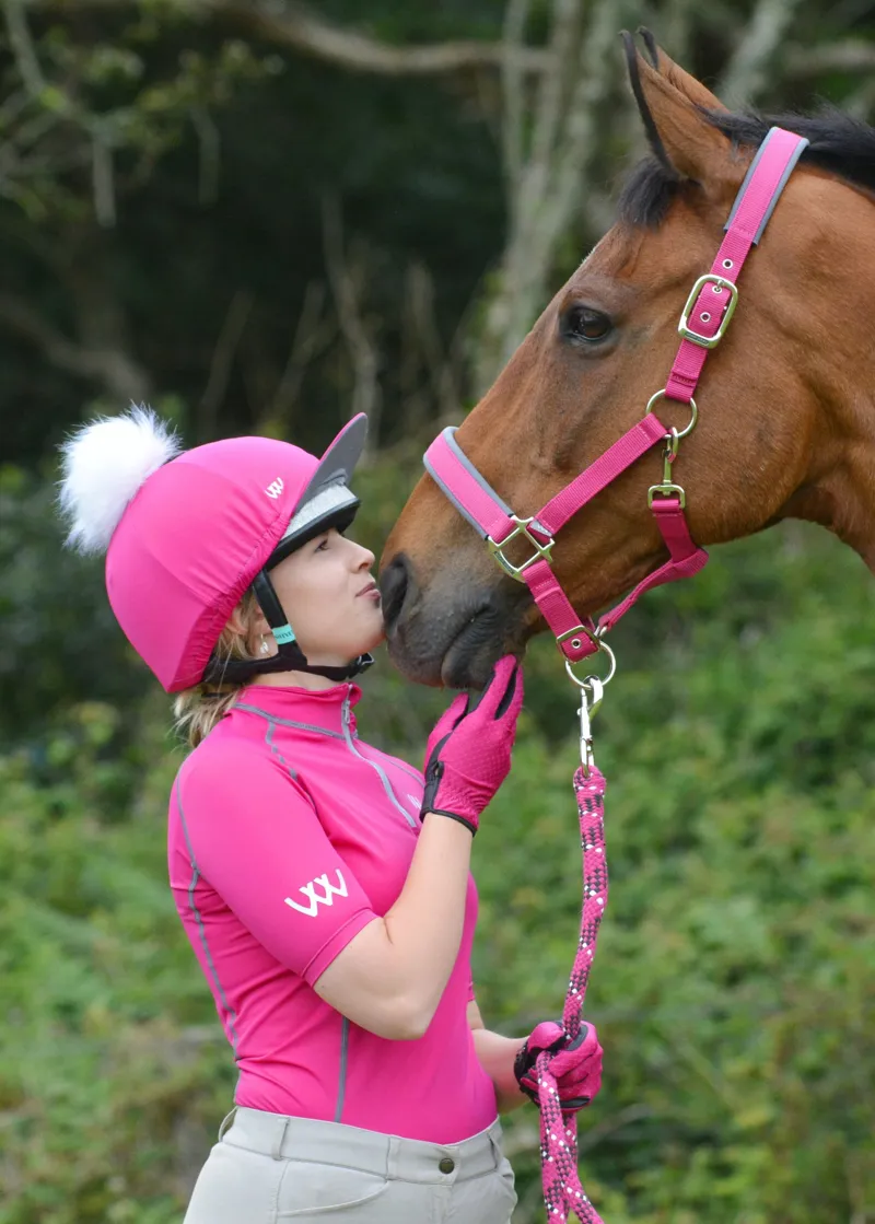 Woof Wear Contour Lead Rope in Berry-1