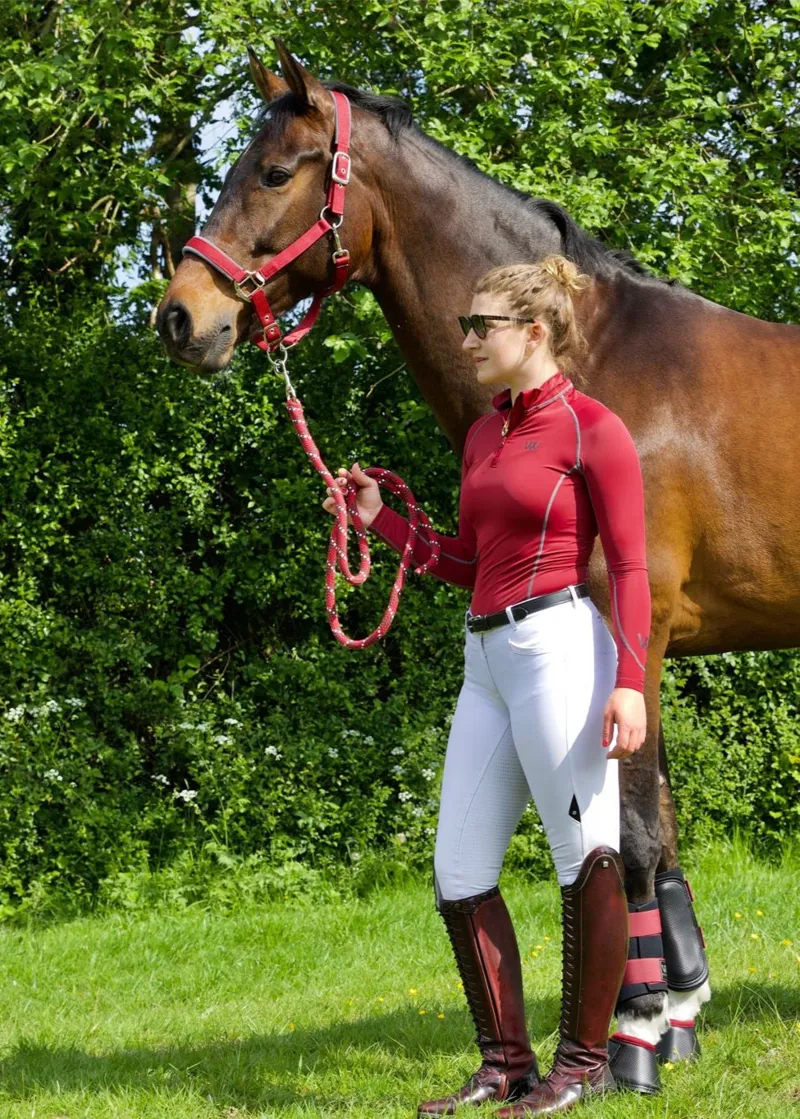 Woof Wear Contour Lead Rope in Shiraz-1