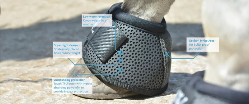 Woof Wear Ivent Over Reach Boots in Black-4
